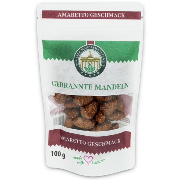 Gebrannte Mandeln mit Amaretto im Beutel 100g